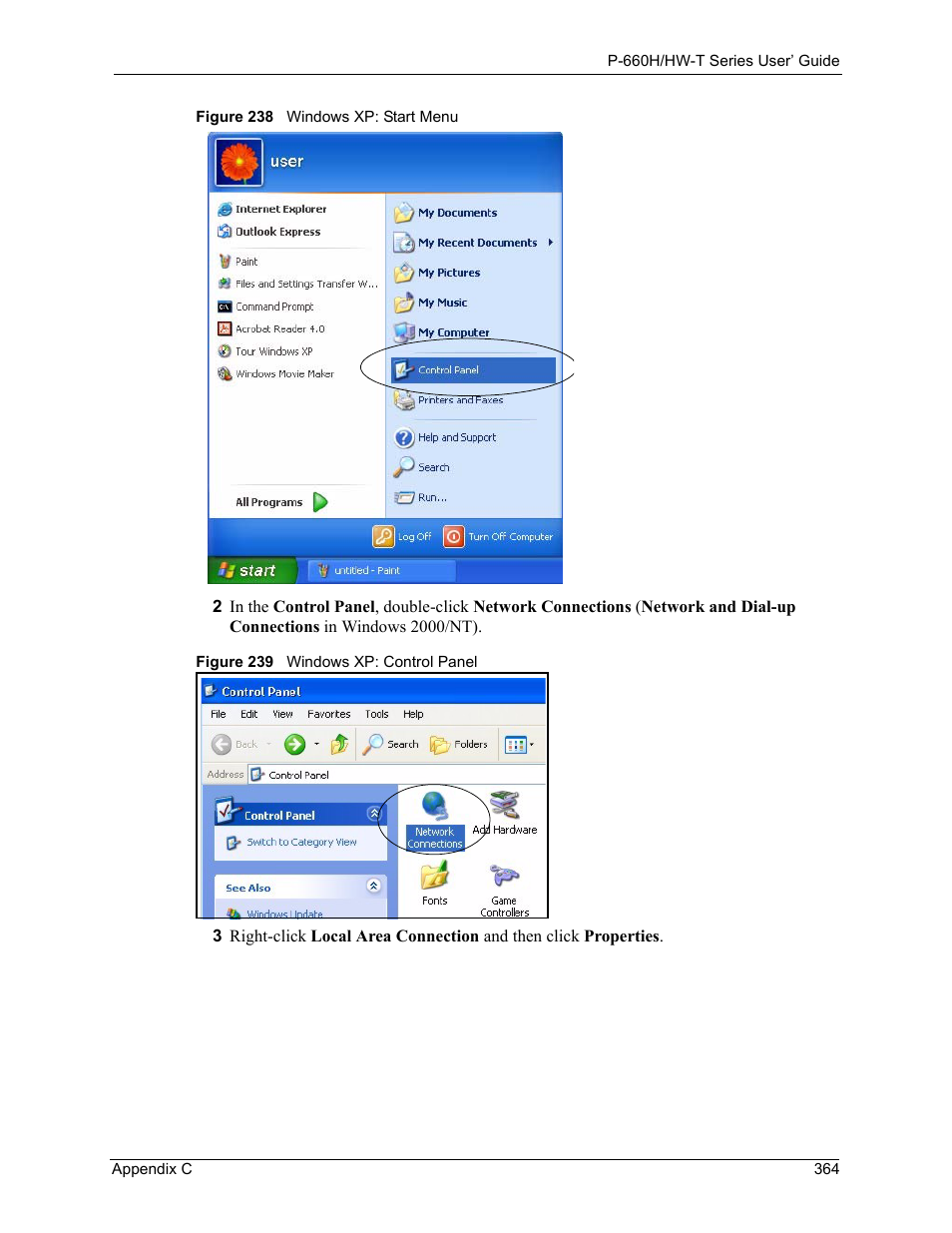 ZyXEL Communications P-660H-T Series User Manual | Page 365 / 466