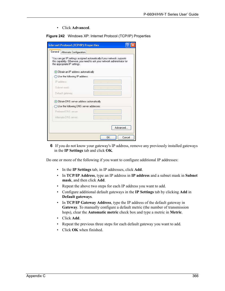 ZyXEL Communications P-660H-T Series User Manual | Page 367 / 466