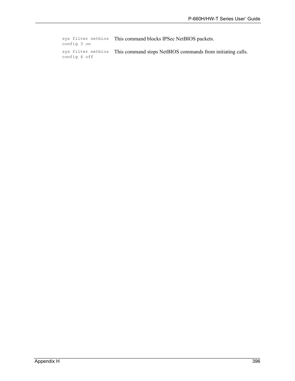 ZyXEL Communications P-660H-T Series User Manual | Page 397 / 466