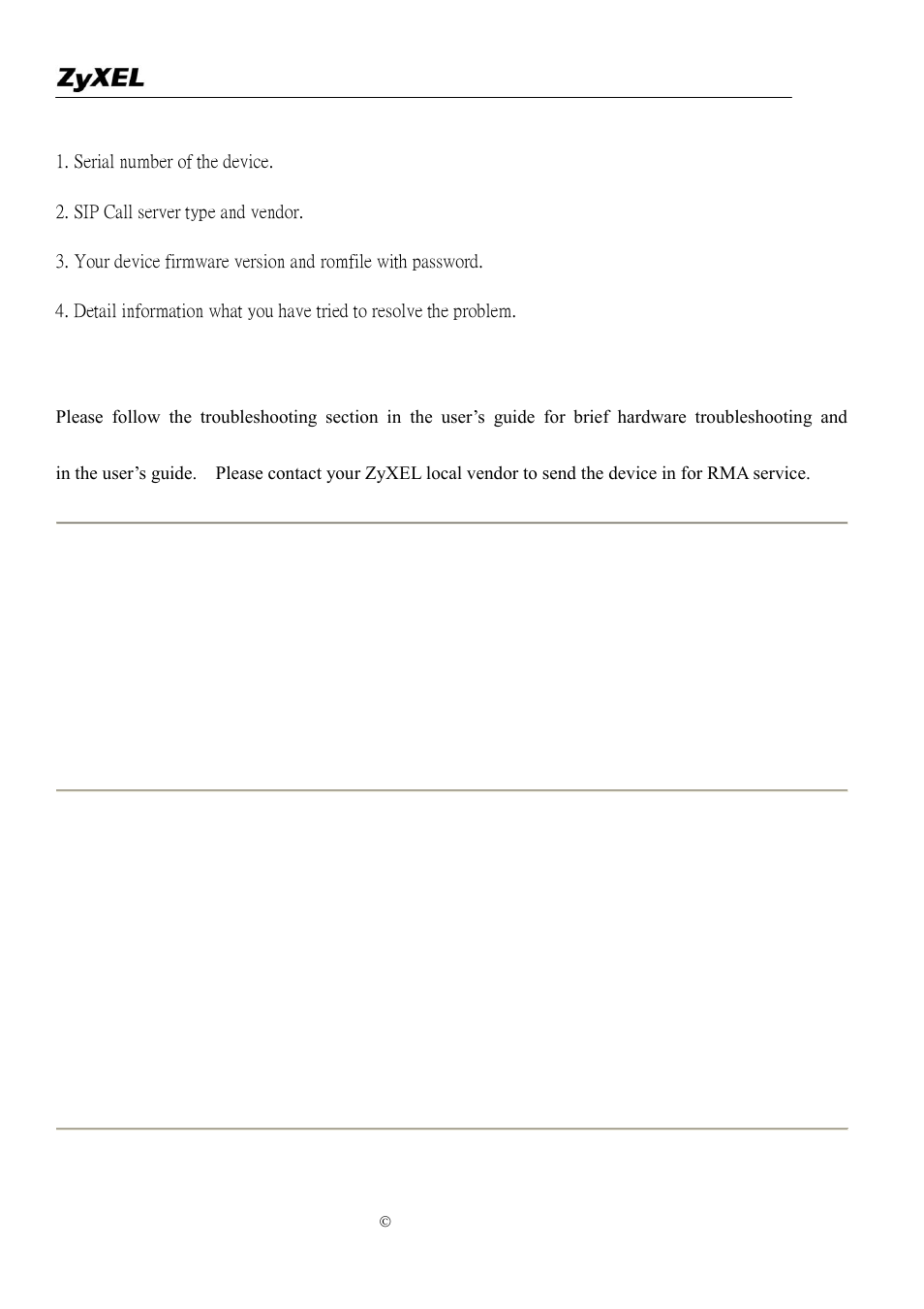 I do, Trouble shooting, Unable to get wan ip from isp | ZyXEL Communications P-2302R-P1C User Manual | Page 116 / 145