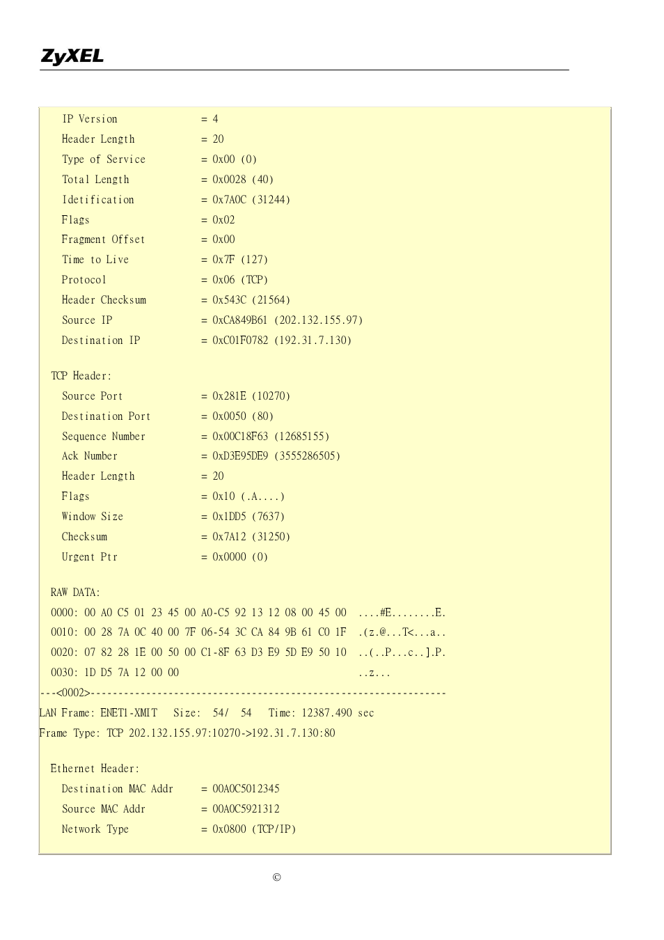 ZyXEL Communications P-2302R-P1C User Manual | Page 127 / 145