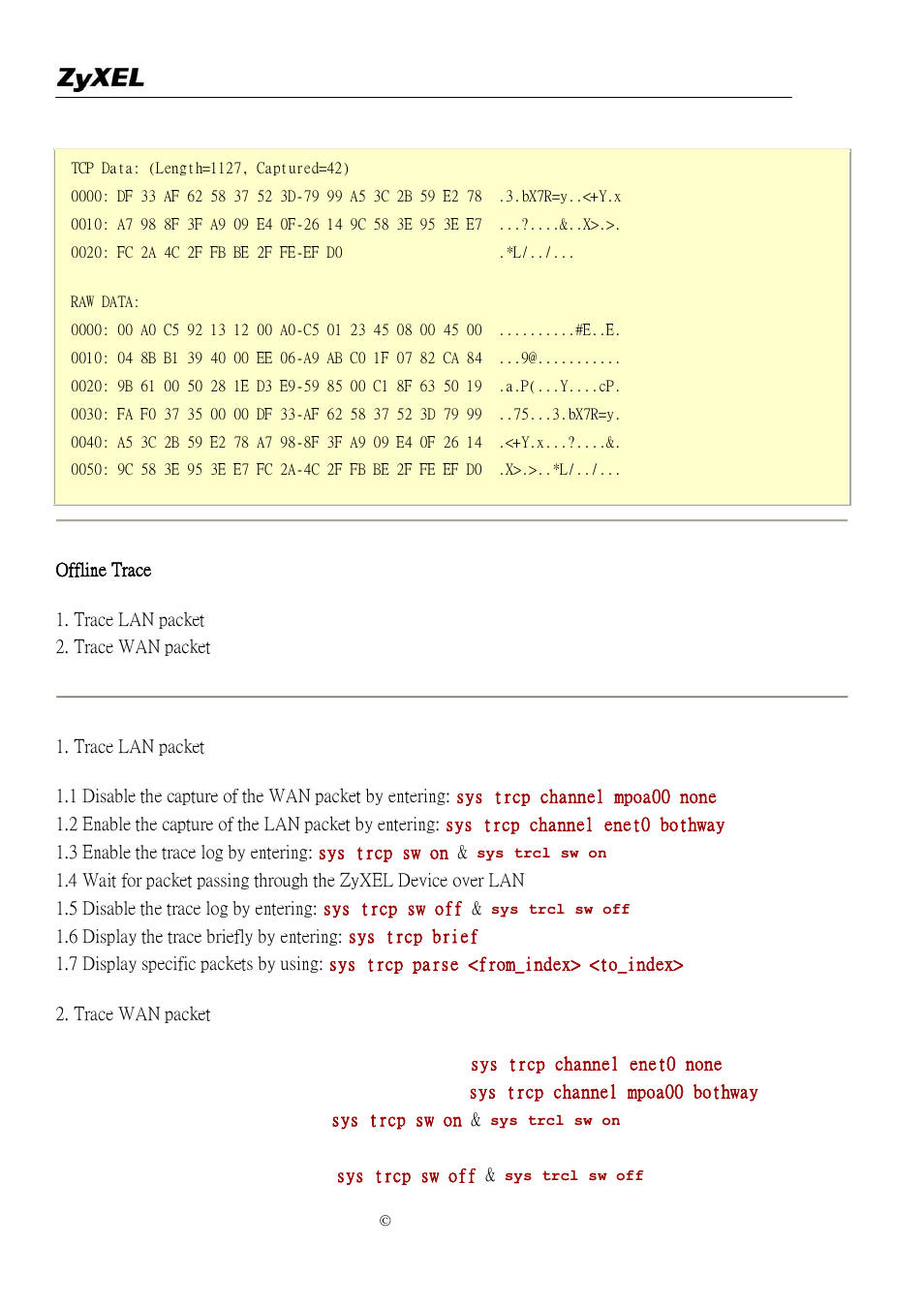 ZyXEL Communications P-2302R-P1C User Manual | Page 144 / 145