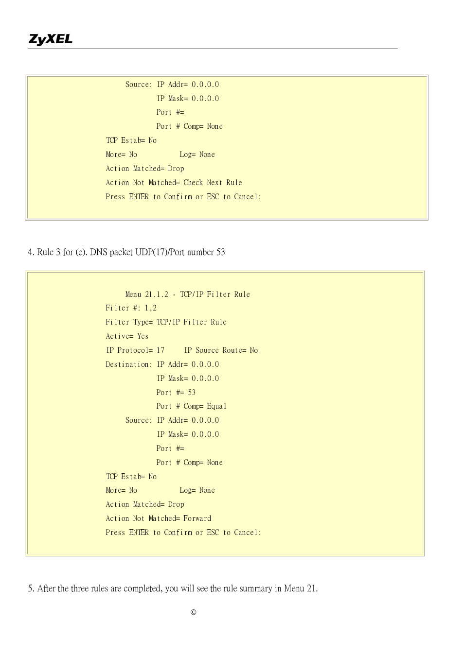 ZyXEL Communications P-2302R-P1C User Manual | Page 26 / 145