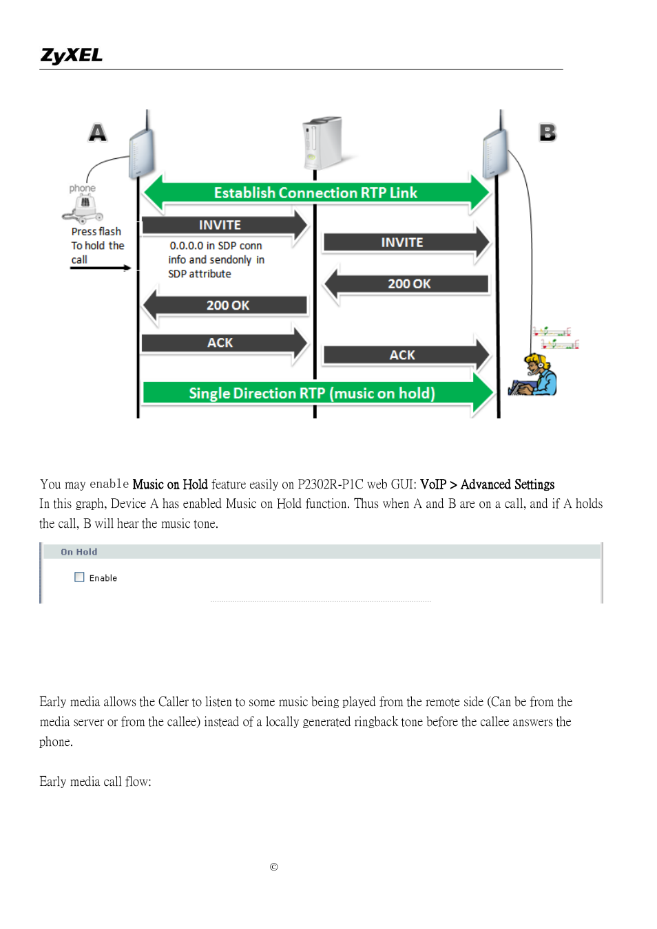 Early media | ZyXEL Communications P-2302R-P1C User Manual | Page 93 / 145