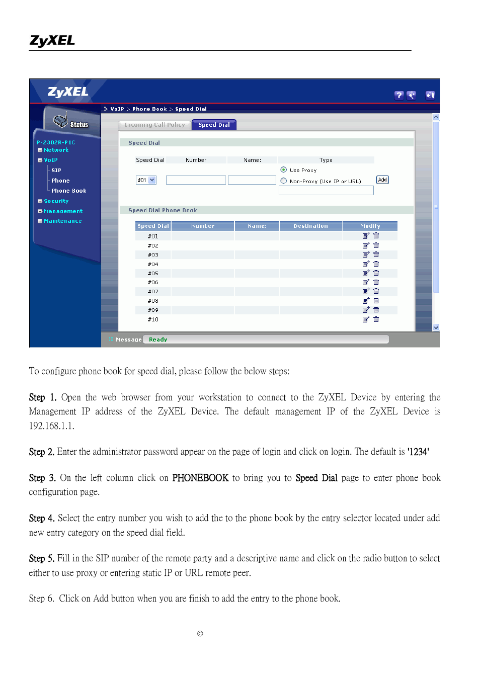 ZyXEL Communications P-2302R-P1C User Manual | Page 97 / 145