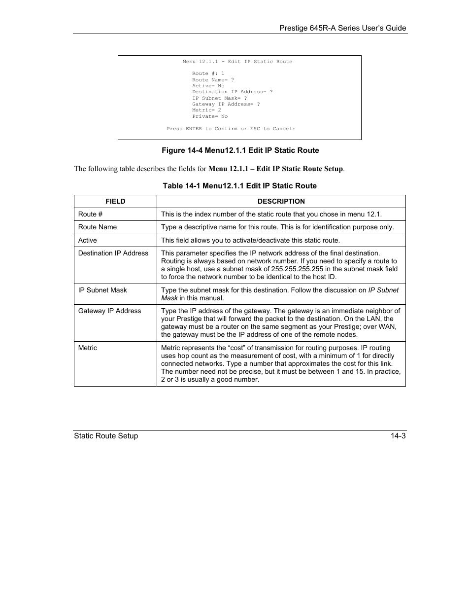 ZyXEL Communications Prestige 645R-A Series User Manual | Page 125 / 251