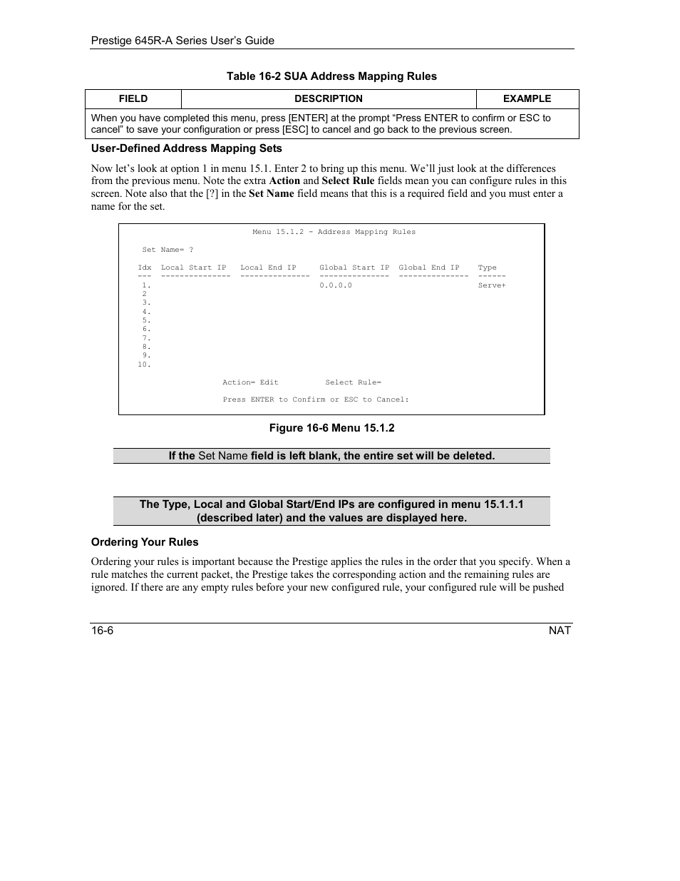 ZyXEL Communications Prestige 645R-A Series User Manual | Page 136 / 251