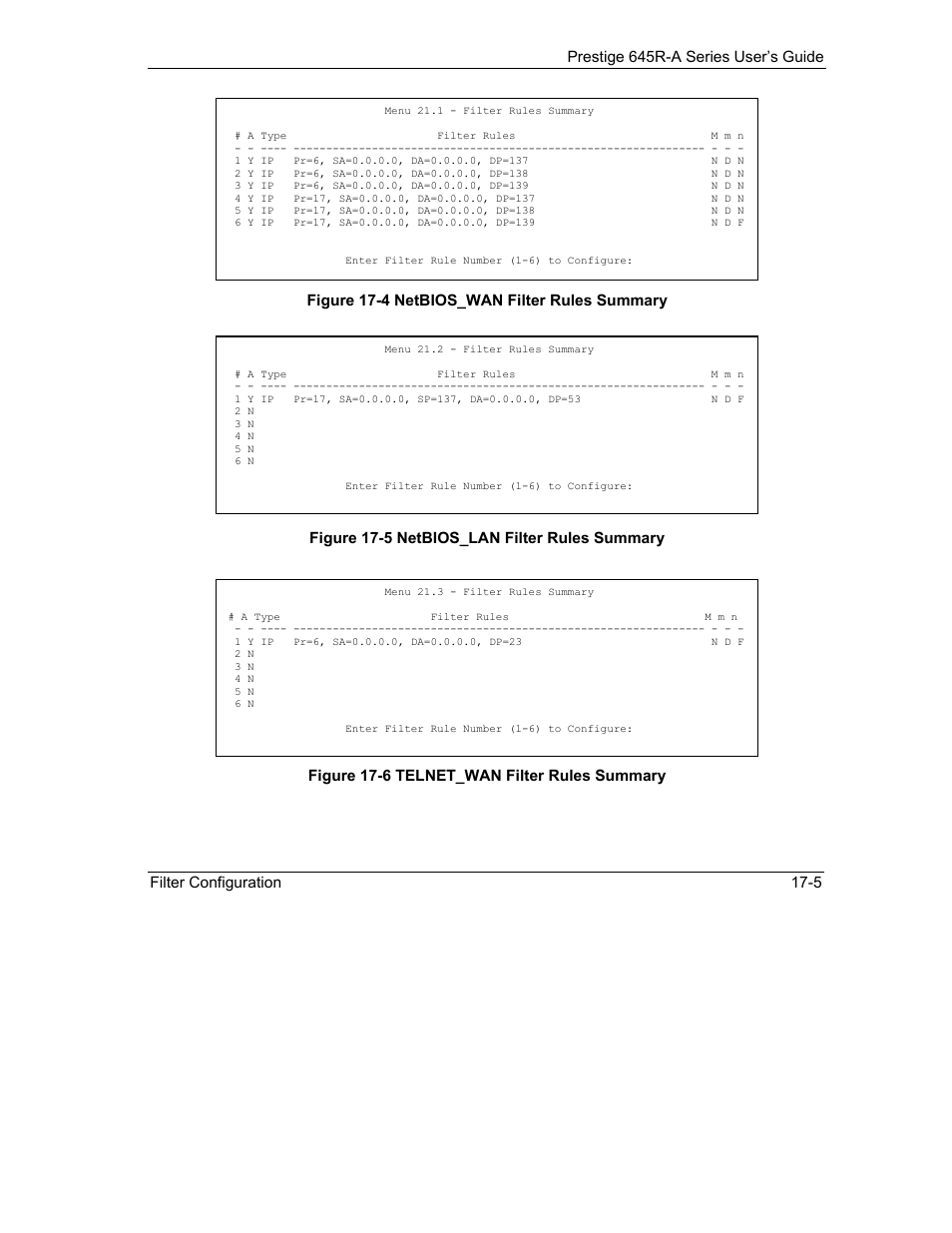 ZyXEL Communications Prestige 645R-A Series User Manual | Page 155 / 251