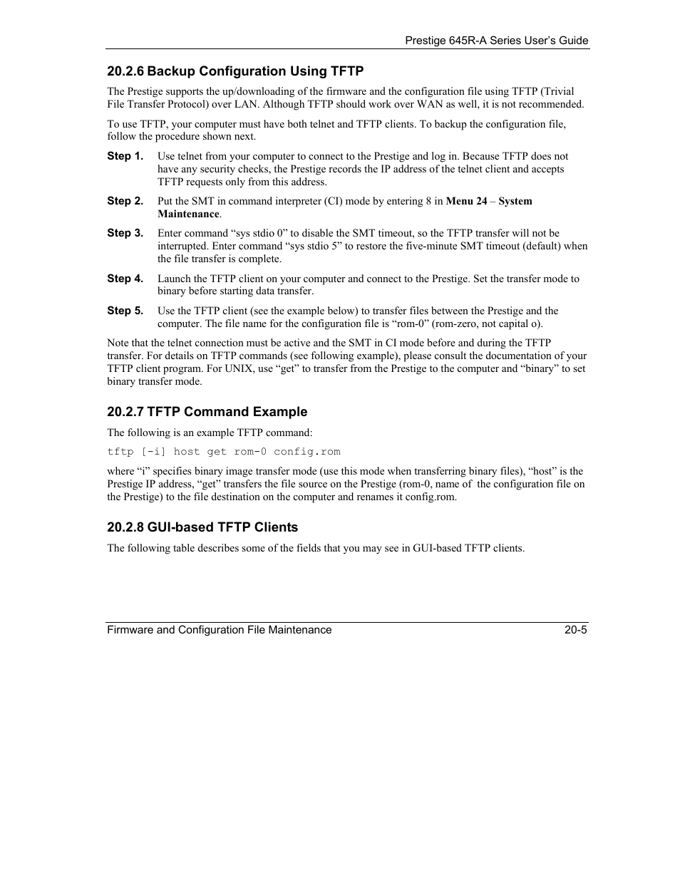 ZyXEL Communications Prestige 645R-A Series User Manual | Page 189 / 251