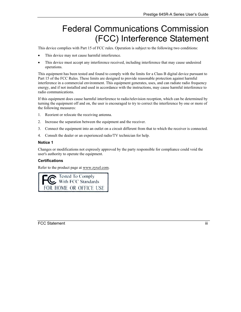 ZyXEL Communications Prestige 645R-A Series User Manual | Page 3 / 251