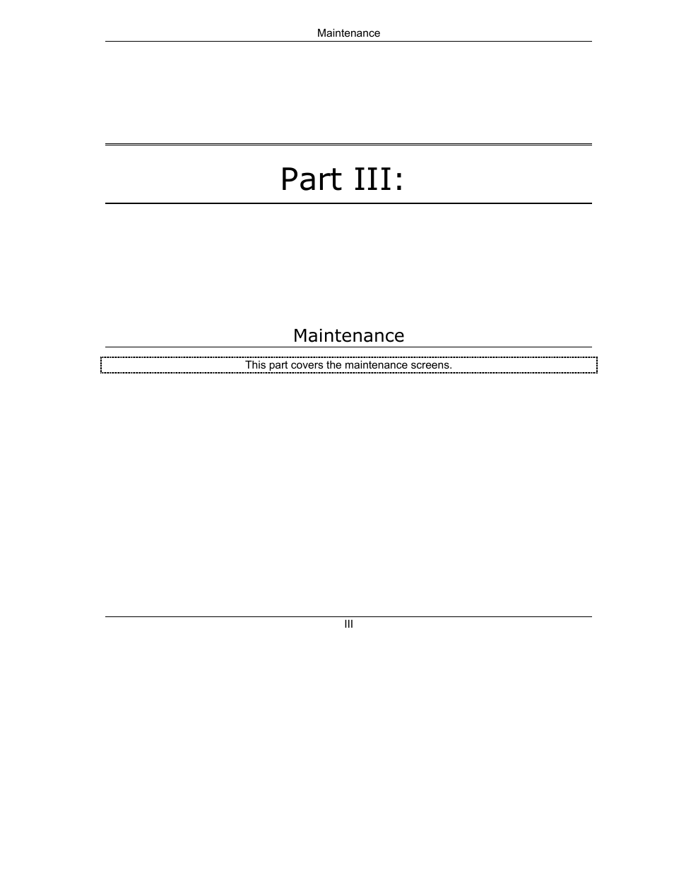 Part iii maintenance, Part iii | ZyXEL Communications Prestige 645R-A Series User Manual | Page 73 / 251
