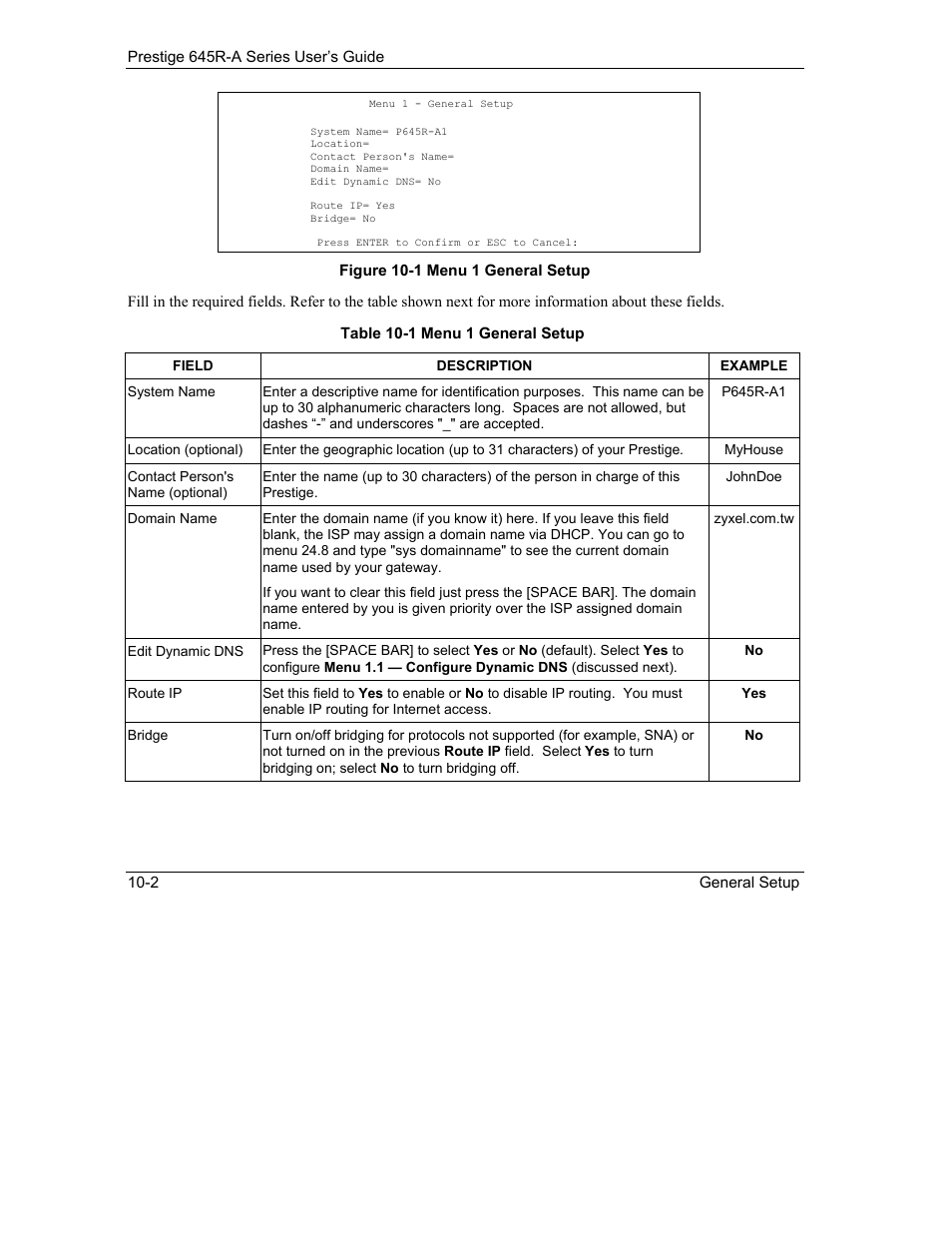 ZyXEL Communications Prestige 645R-A Series User Manual | Page 96 / 251