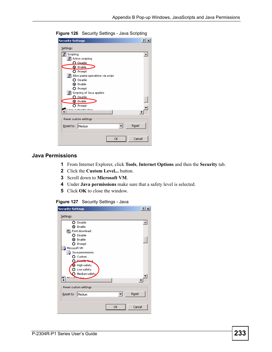 ZyXEL Communications P-2304R-P1 Series User Manual | Page 233 / 300