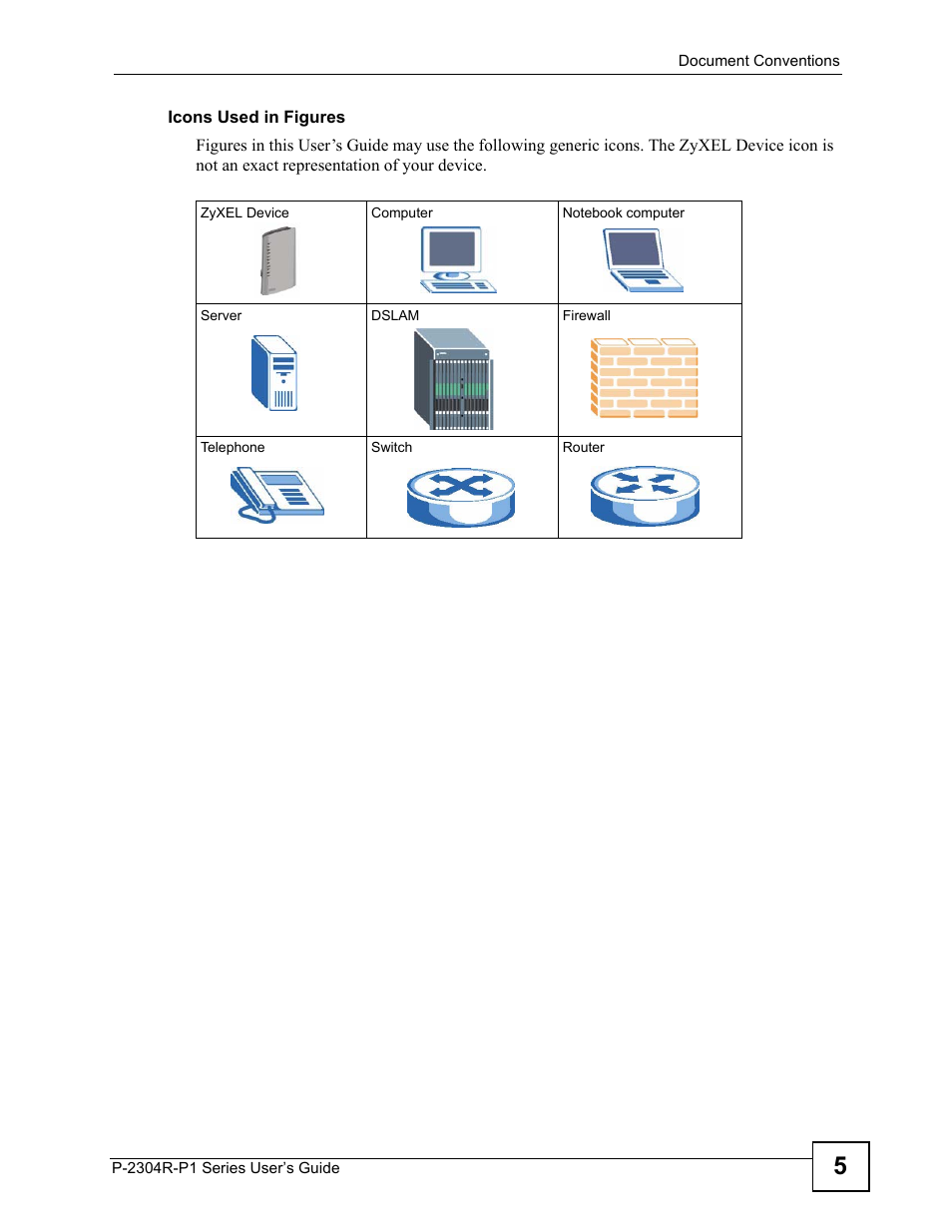 ZyXEL Communications P-2304R-P1 Series User Manual | Page 5 / 300