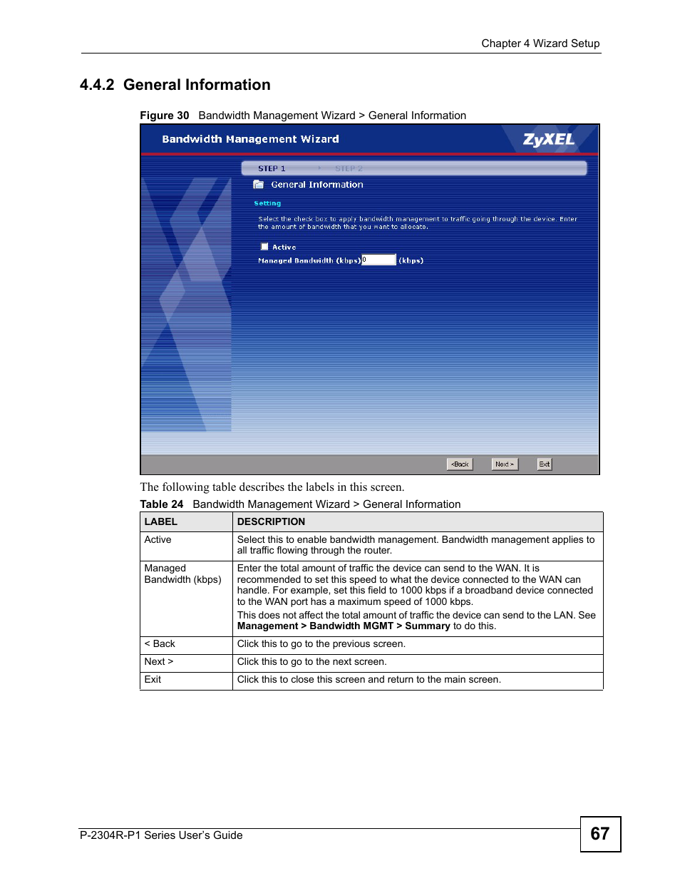 2 general information | ZyXEL Communications P-2304R-P1 Series User Manual | Page 67 / 300