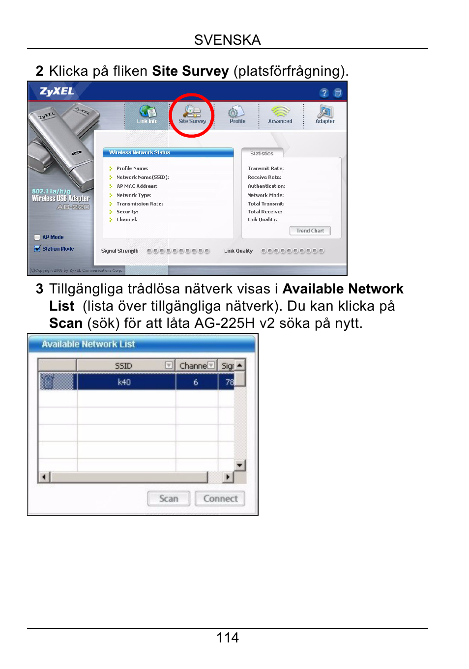 ZyXEL Communications ZyXEL ZyAIR AG-225H v2 User Manual | Page 116 / 133