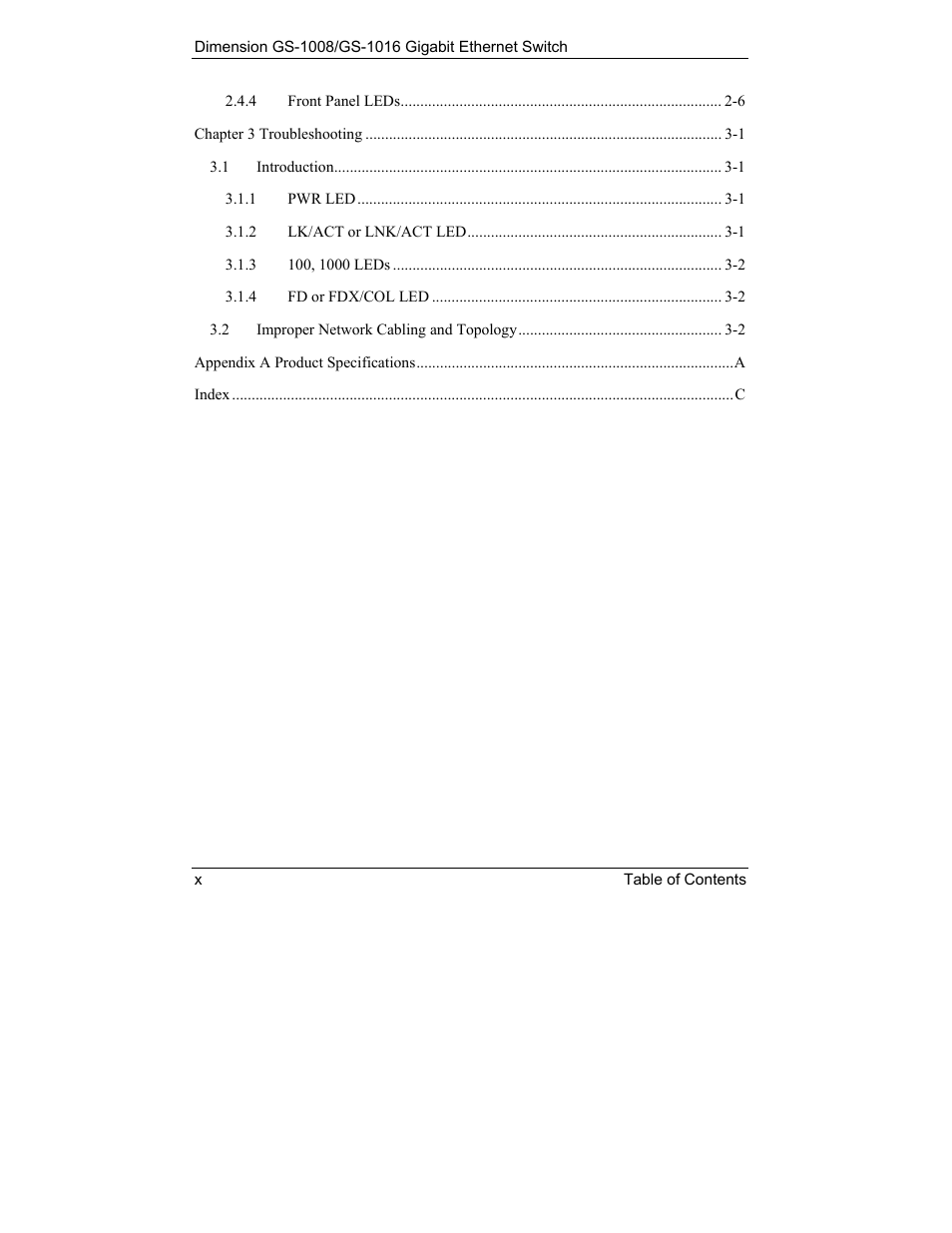 ZyXEL Communications ZyXEL Dimension GS-1008 User Manual | Page 10 / 32