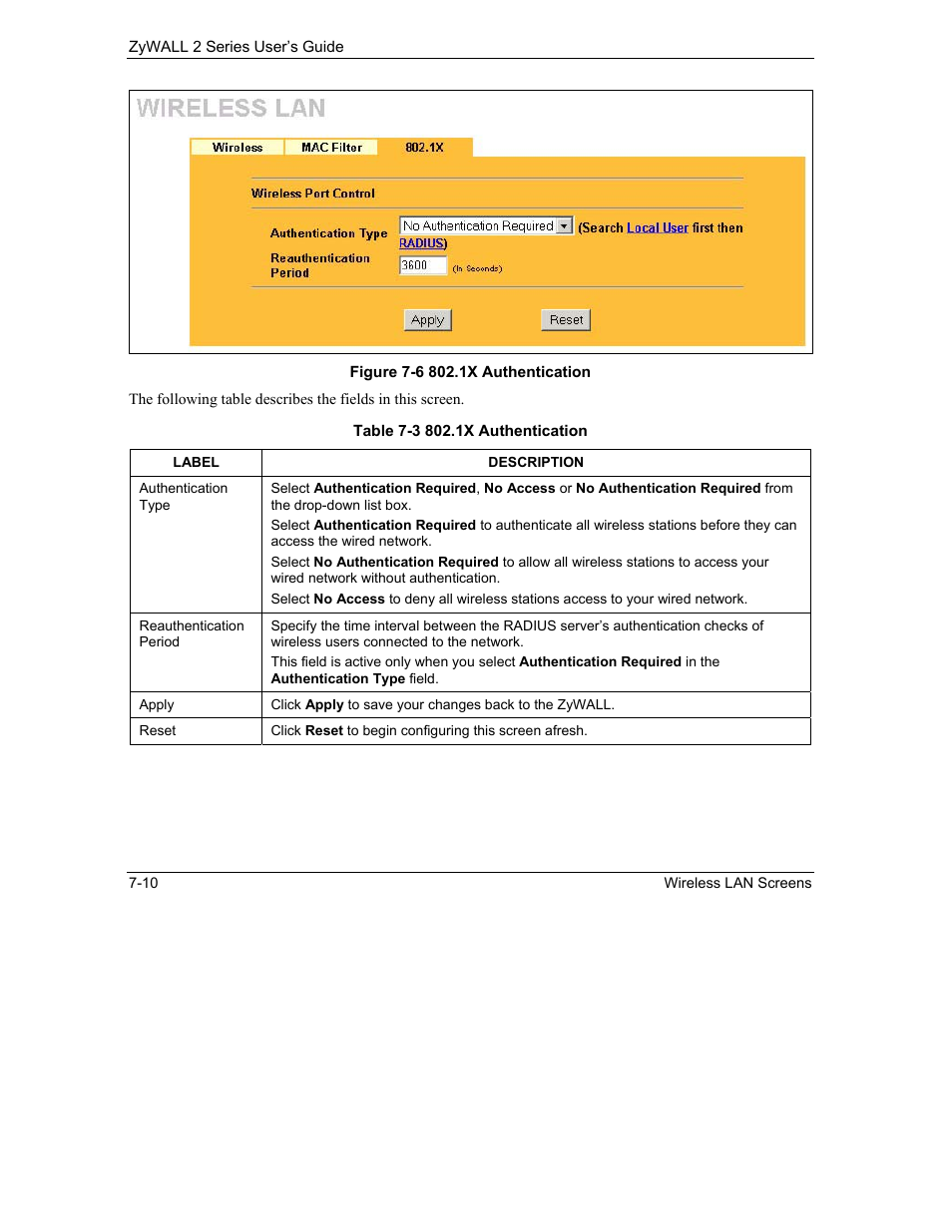 ZyXEL Communications Internet Security Gateway ZyWALL 2 Series User Manual | Page 120 / 614