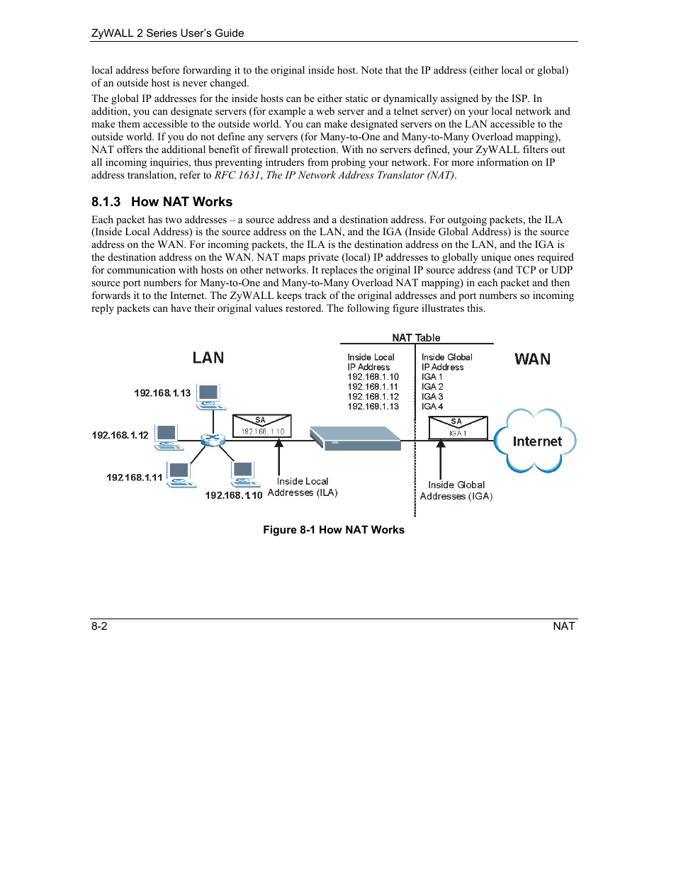 ZyXEL Communications Internet Security Gateway ZyWALL 2 Series User Manual | Page 124 / 614