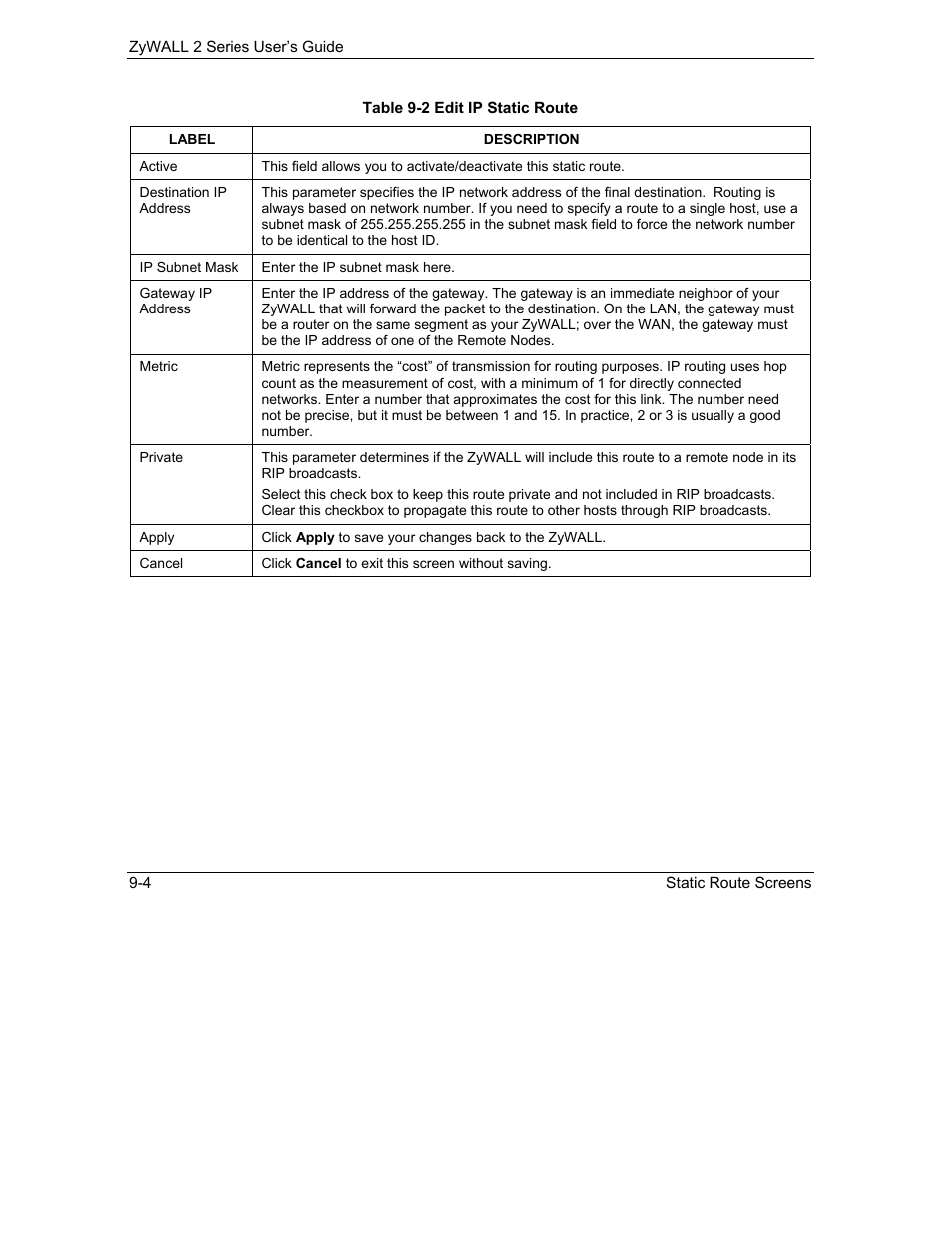 ZyXEL Communications Internet Security Gateway ZyWALL 2 Series User Manual | Page 140 / 614