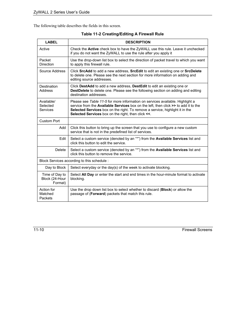 ZyXEL Communications Internet Security Gateway ZyWALL 2 Series User Manual | Page 166 / 614
