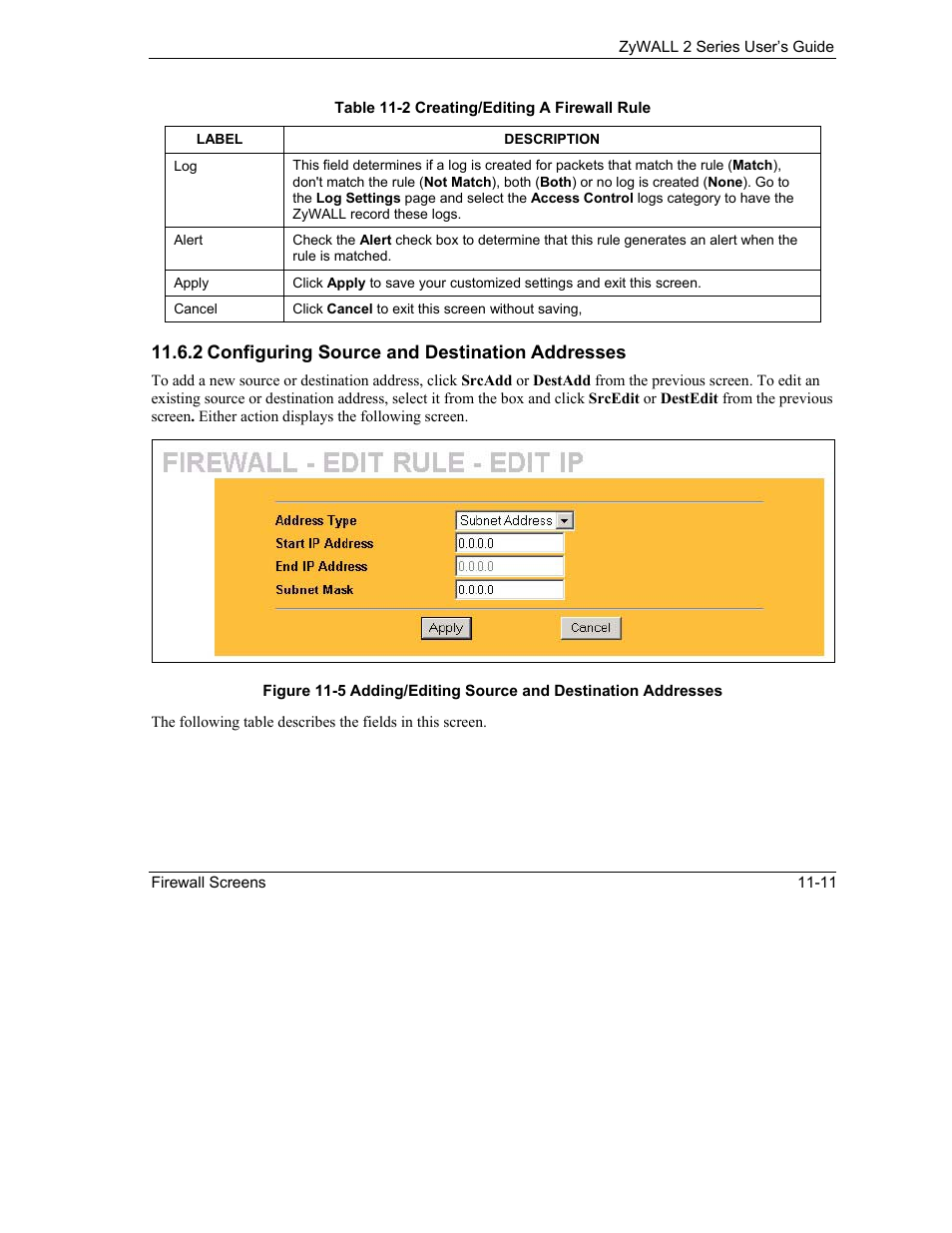 ZyXEL Communications Internet Security Gateway ZyWALL 2 Series User Manual | Page 167 / 614