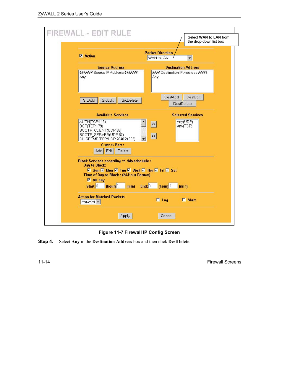 ZyXEL Communications Internet Security Gateway ZyWALL 2 Series User Manual | Page 170 / 614