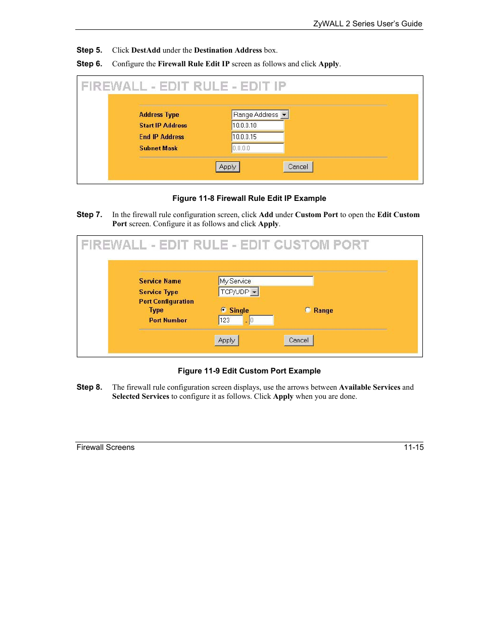 ZyXEL Communications Internet Security Gateway ZyWALL 2 Series User Manual | Page 171 / 614