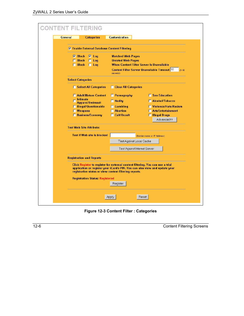 ZyXEL Communications Internet Security Gateway ZyWALL 2 Series User Manual | Page 186 / 614