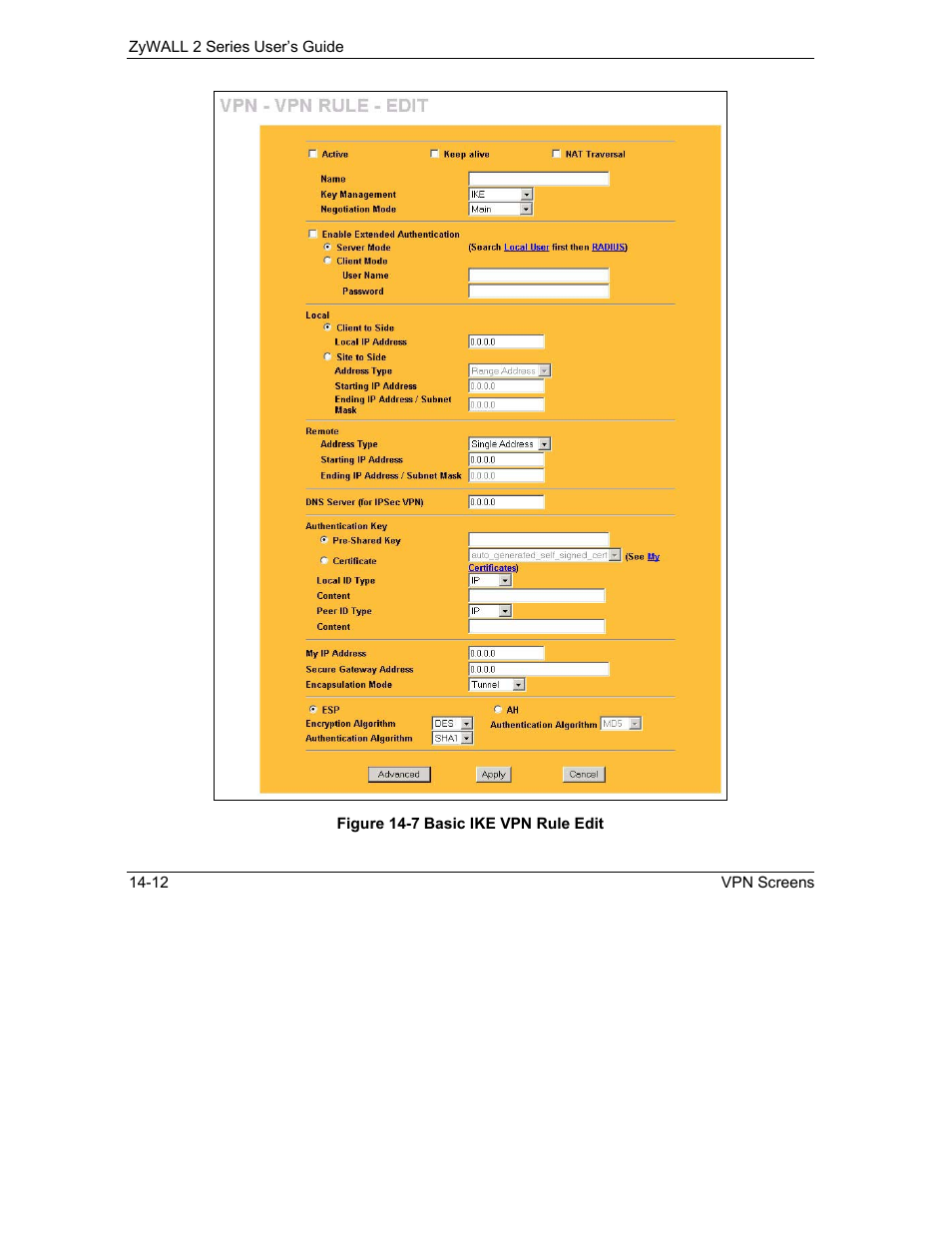 ZyXEL Communications Internet Security Gateway ZyWALL 2 Series User Manual | Page 218 / 614