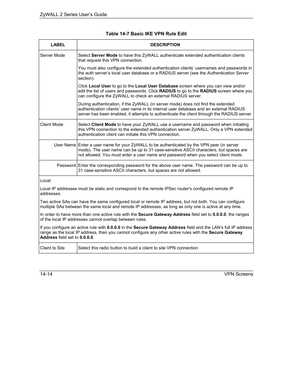 ZyXEL Communications Internet Security Gateway ZyWALL 2 Series User Manual | Page 220 / 614