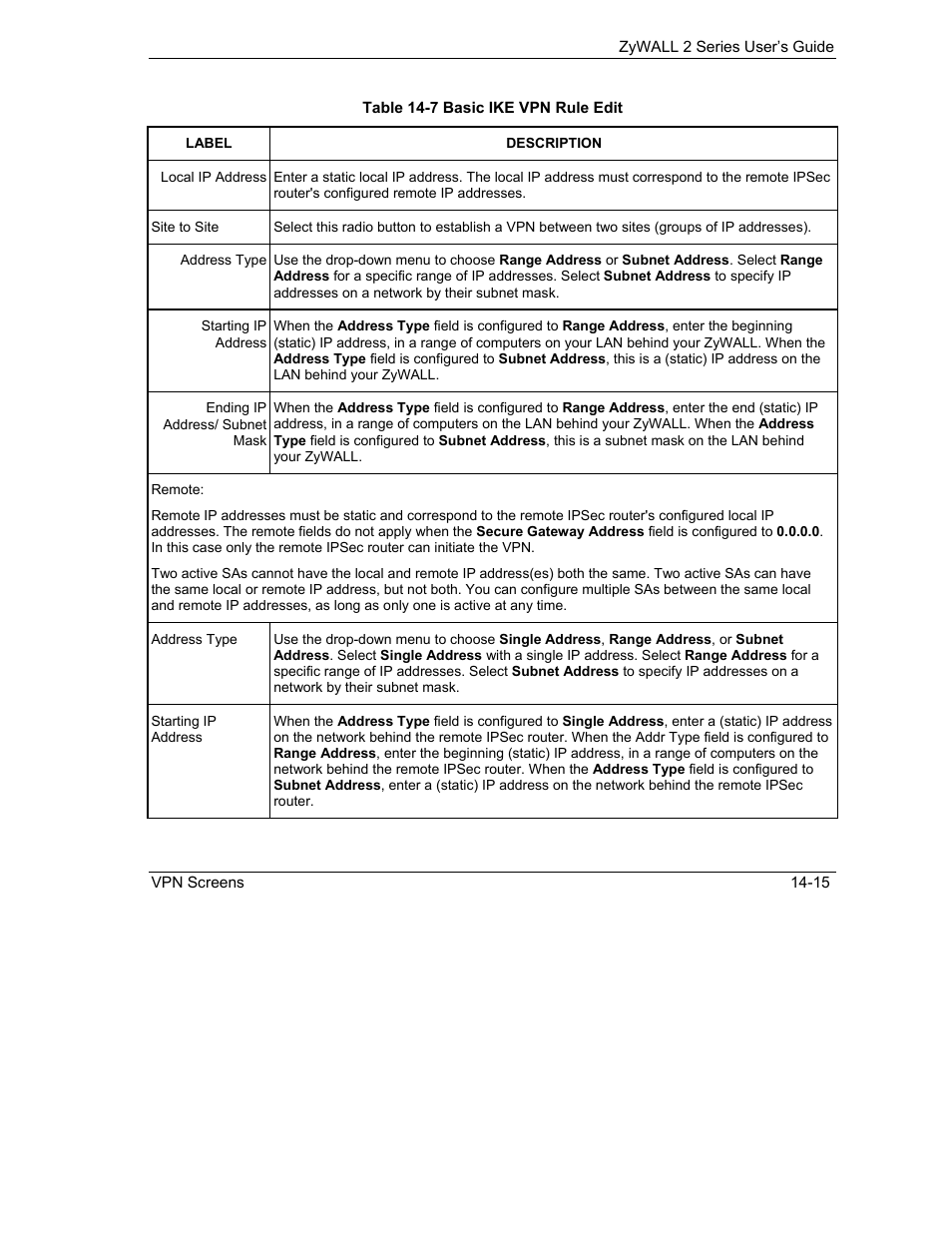ZyXEL Communications Internet Security Gateway ZyWALL 2 Series User Manual | Page 221 / 614