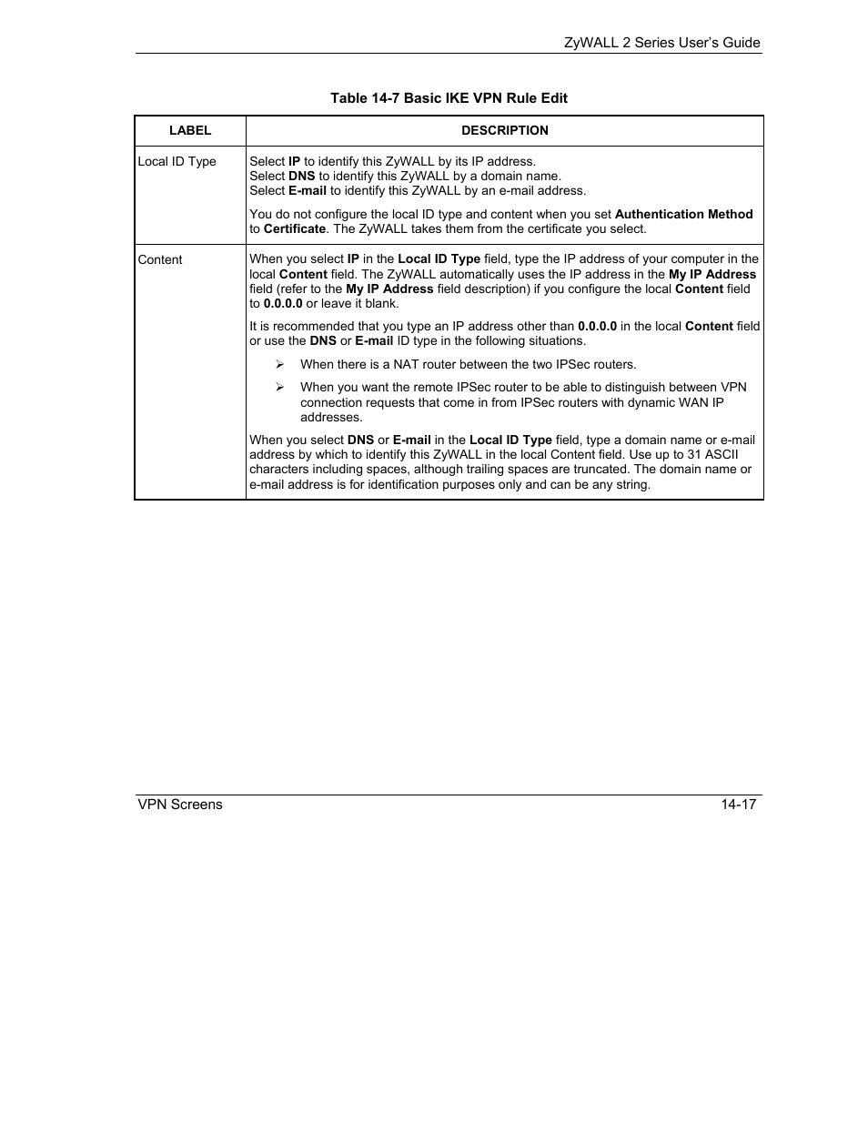 ZyXEL Communications Internet Security Gateway ZyWALL 2 Series User Manual | Page 223 / 614