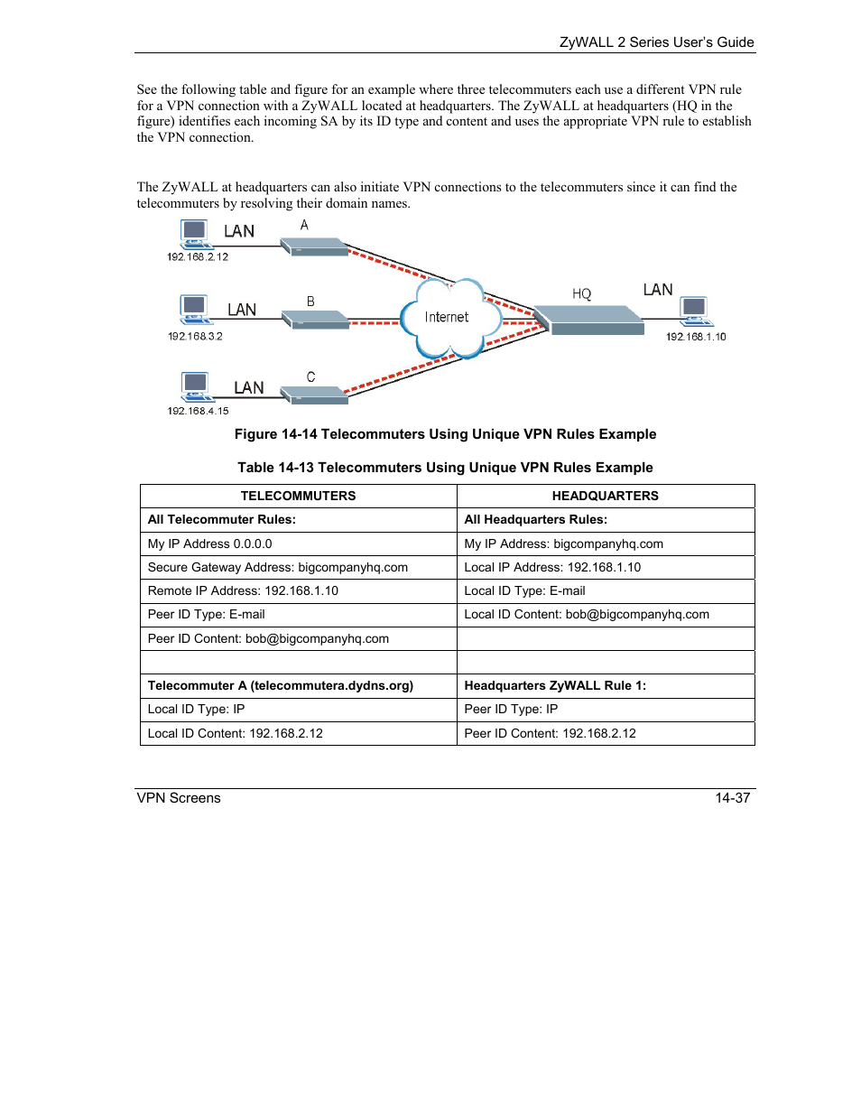 ZyXEL Communications Internet Security Gateway ZyWALL 2 Series User Manual | Page 243 / 614