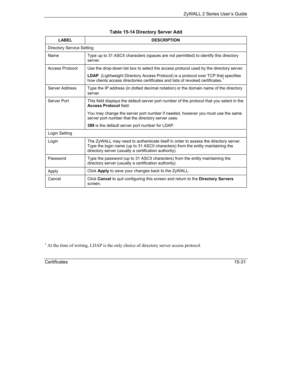 ZyXEL Communications Internet Security Gateway ZyWALL 2 Series User Manual | Page 277 / 614