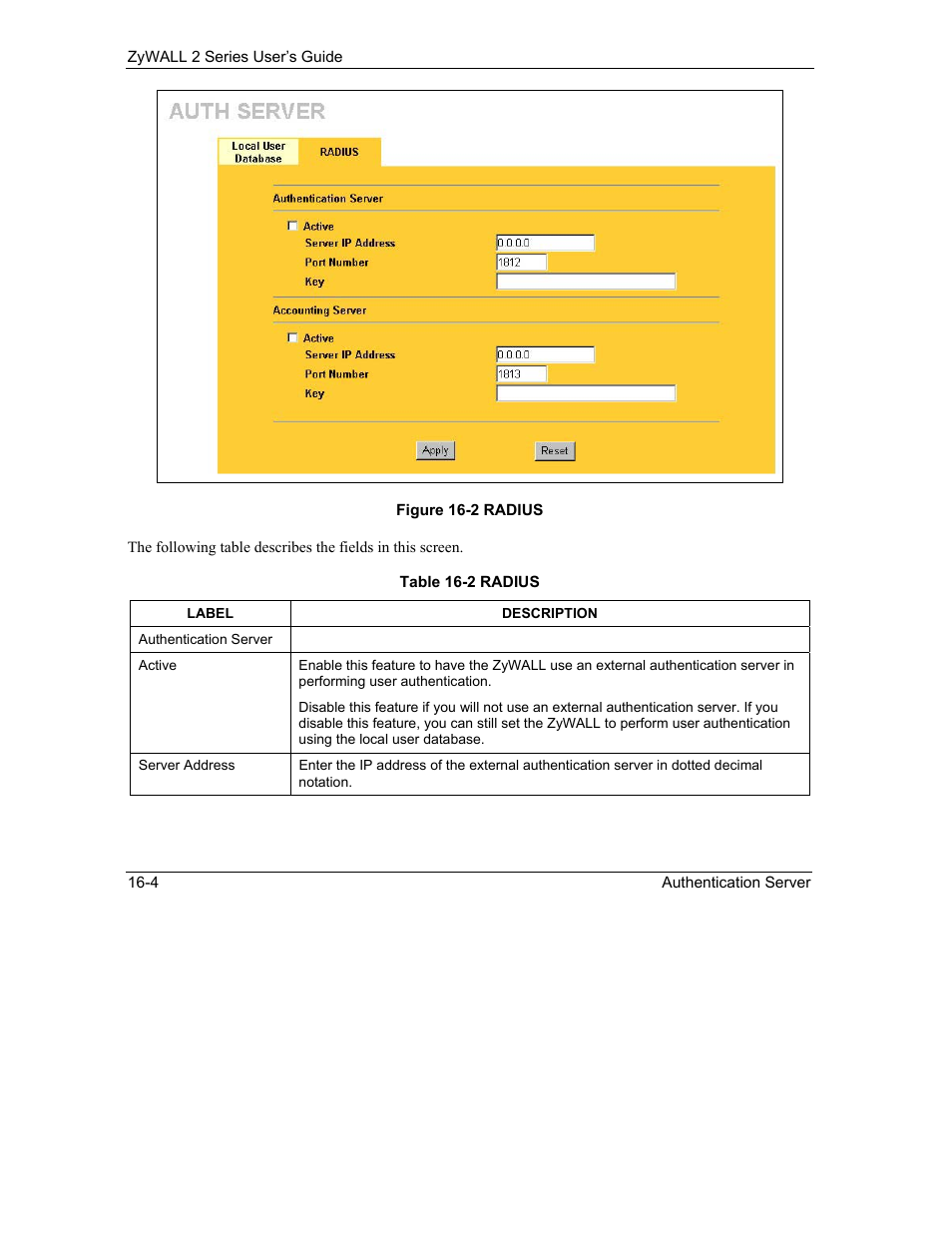 ZyXEL Communications Internet Security Gateway ZyWALL 2 Series User Manual | Page 284 / 614