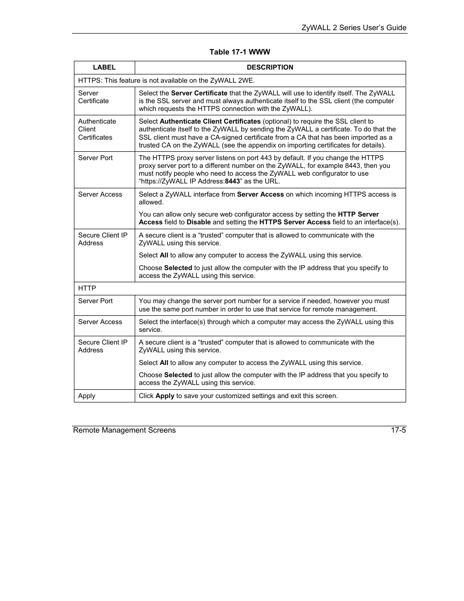ZyXEL Communications Internet Security Gateway ZyWALL 2 Series User Manual | Page 291 / 614