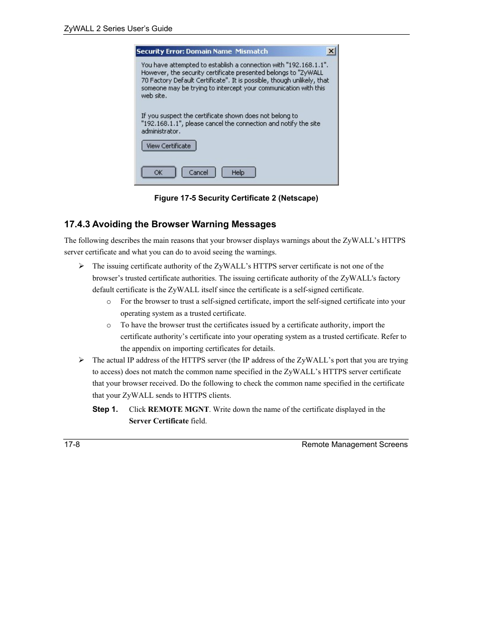 ZyXEL Communications Internet Security Gateway ZyWALL 2 Series User Manual | Page 294 / 614