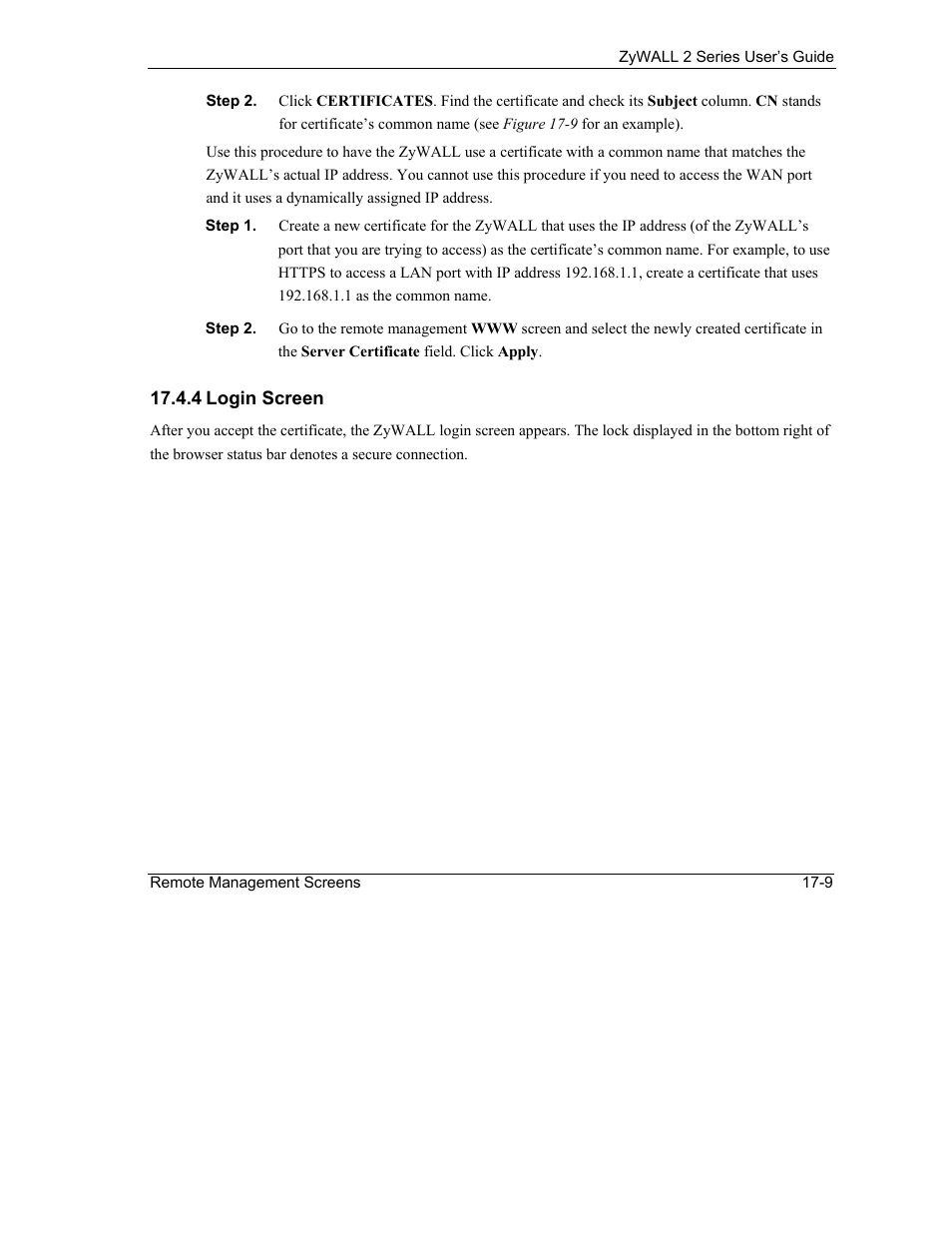ZyXEL Communications Internet Security Gateway ZyWALL 2 Series User Manual | Page 295 / 614