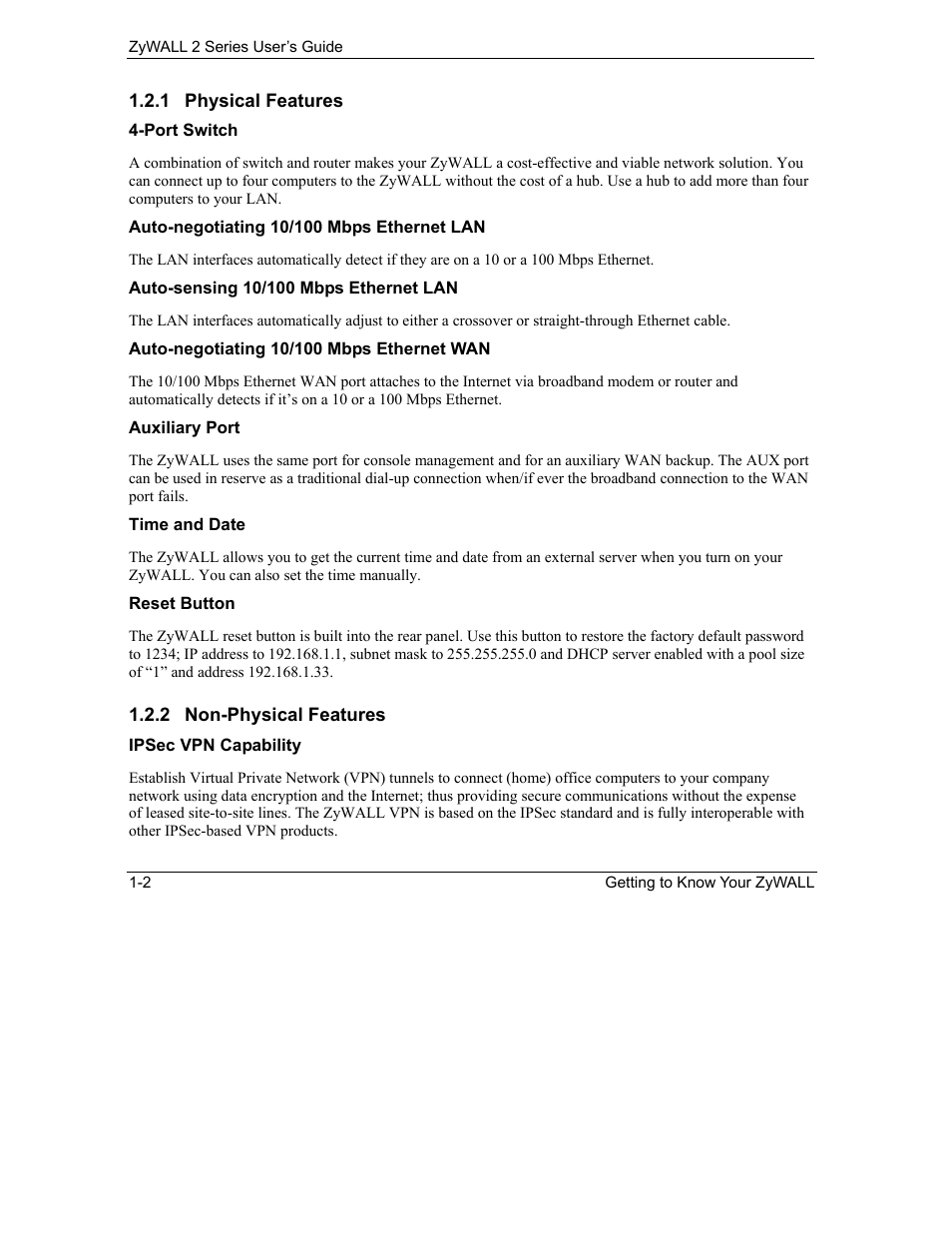 ZyXEL Communications Internet Security Gateway ZyWALL 2 Series User Manual | Page 32 / 614
