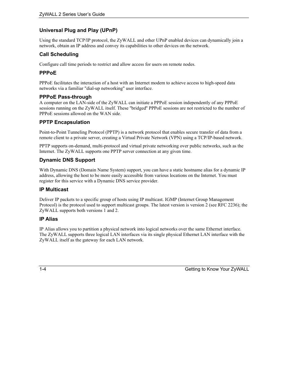 ZyXEL Communications Internet Security Gateway ZyWALL 2 Series User Manual | Page 34 / 614