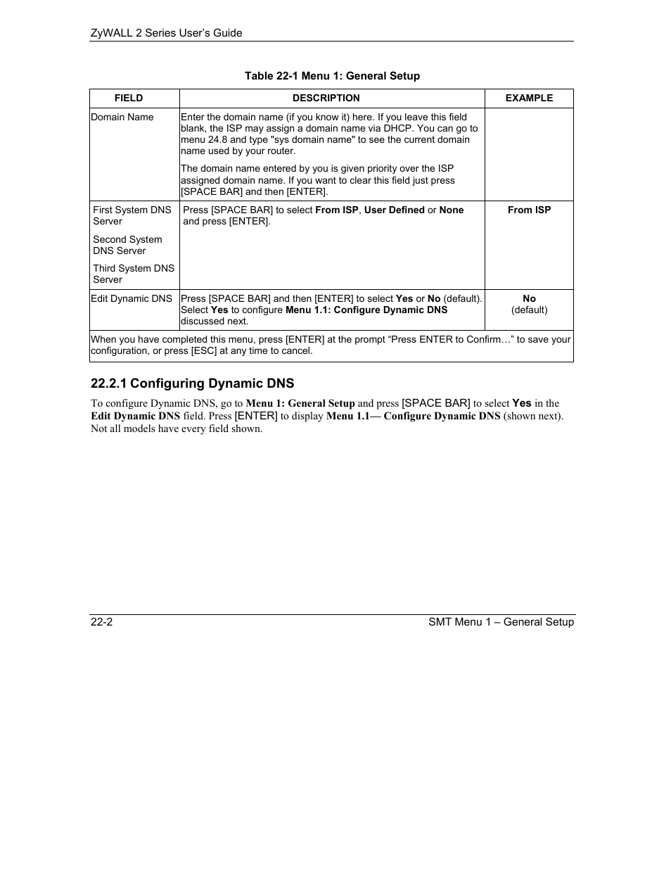 1 configuring dynamic dns | ZyXEL Communications Internet Security Gateway ZyWALL 2 Series User Manual | Page 364 / 614