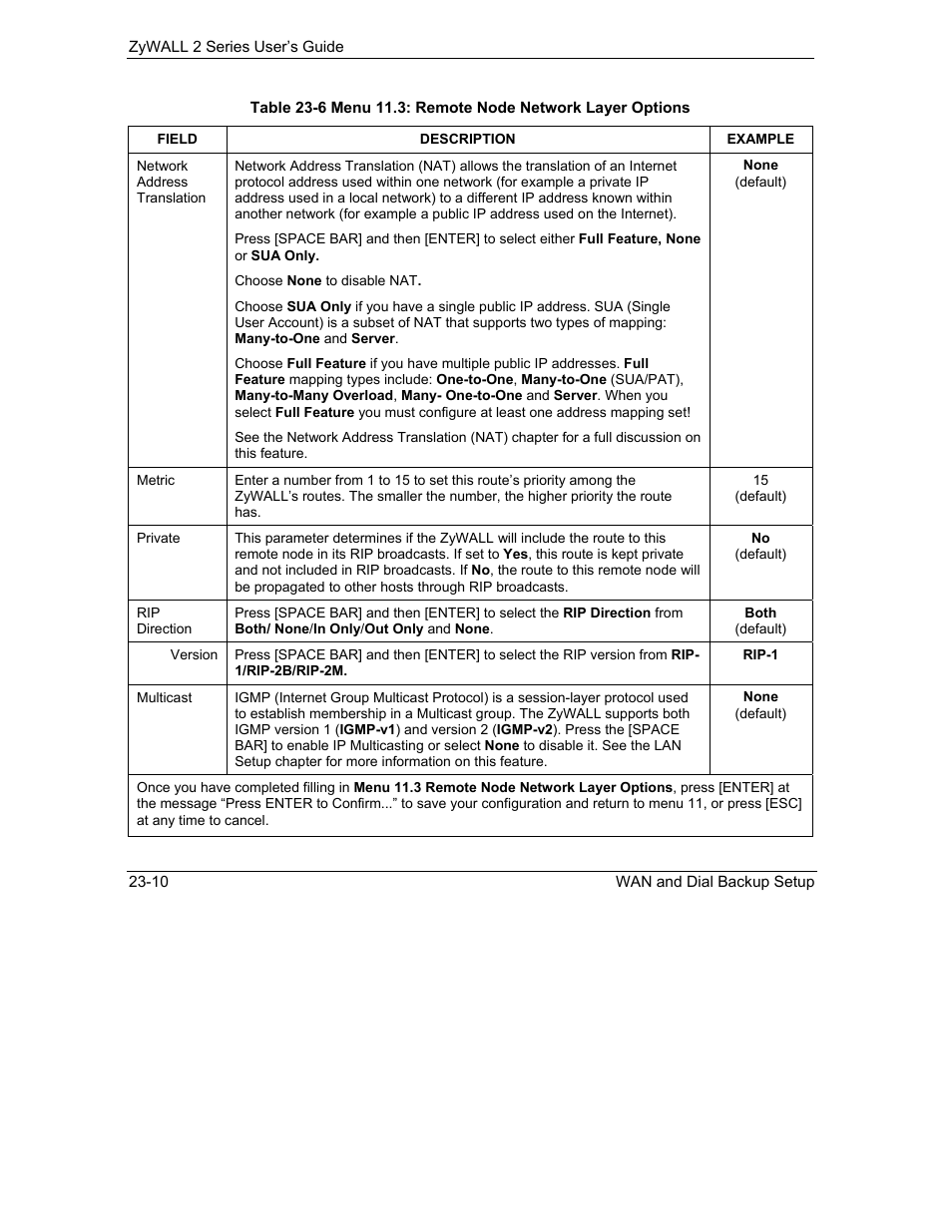 ZyXEL Communications Internet Security Gateway ZyWALL 2 Series User Manual | Page 376 / 614