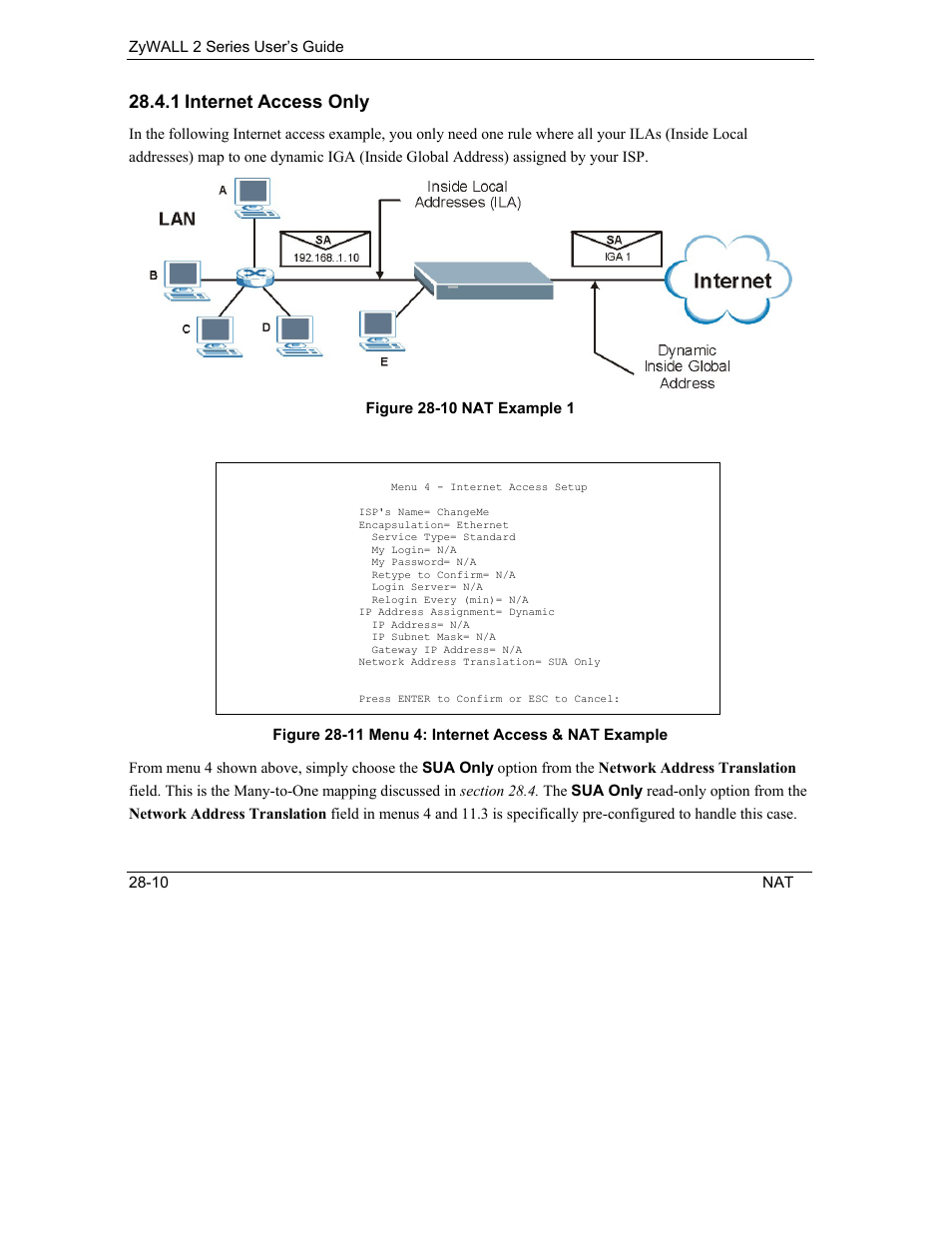 ZyXEL Communications Internet Security Gateway ZyWALL 2 Series User Manual | Page 424 / 614