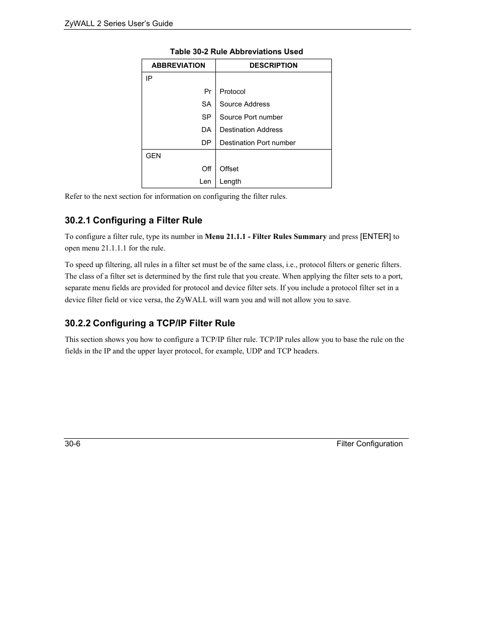 ZyXEL Communications Internet Security Gateway ZyWALL 2 Series User Manual | Page 442 / 614
