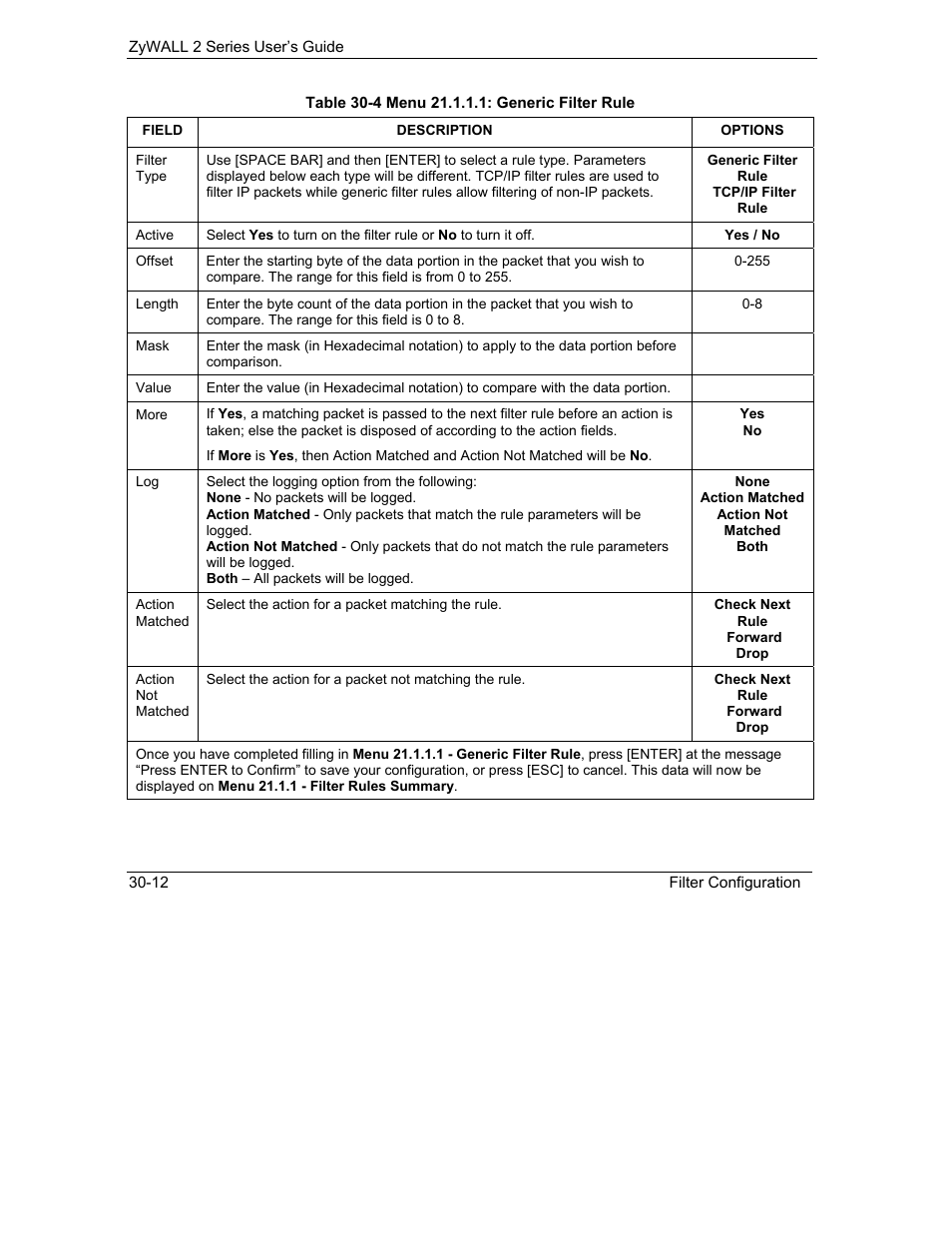 ZyXEL Communications Internet Security Gateway ZyWALL 2 Series User Manual | Page 448 / 614