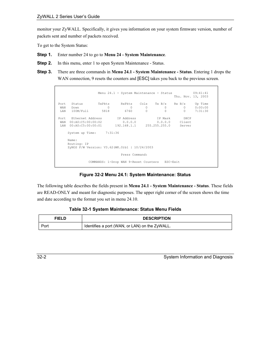 ZyXEL Communications Internet Security Gateway ZyWALL 2 Series User Manual | Page 460 / 614