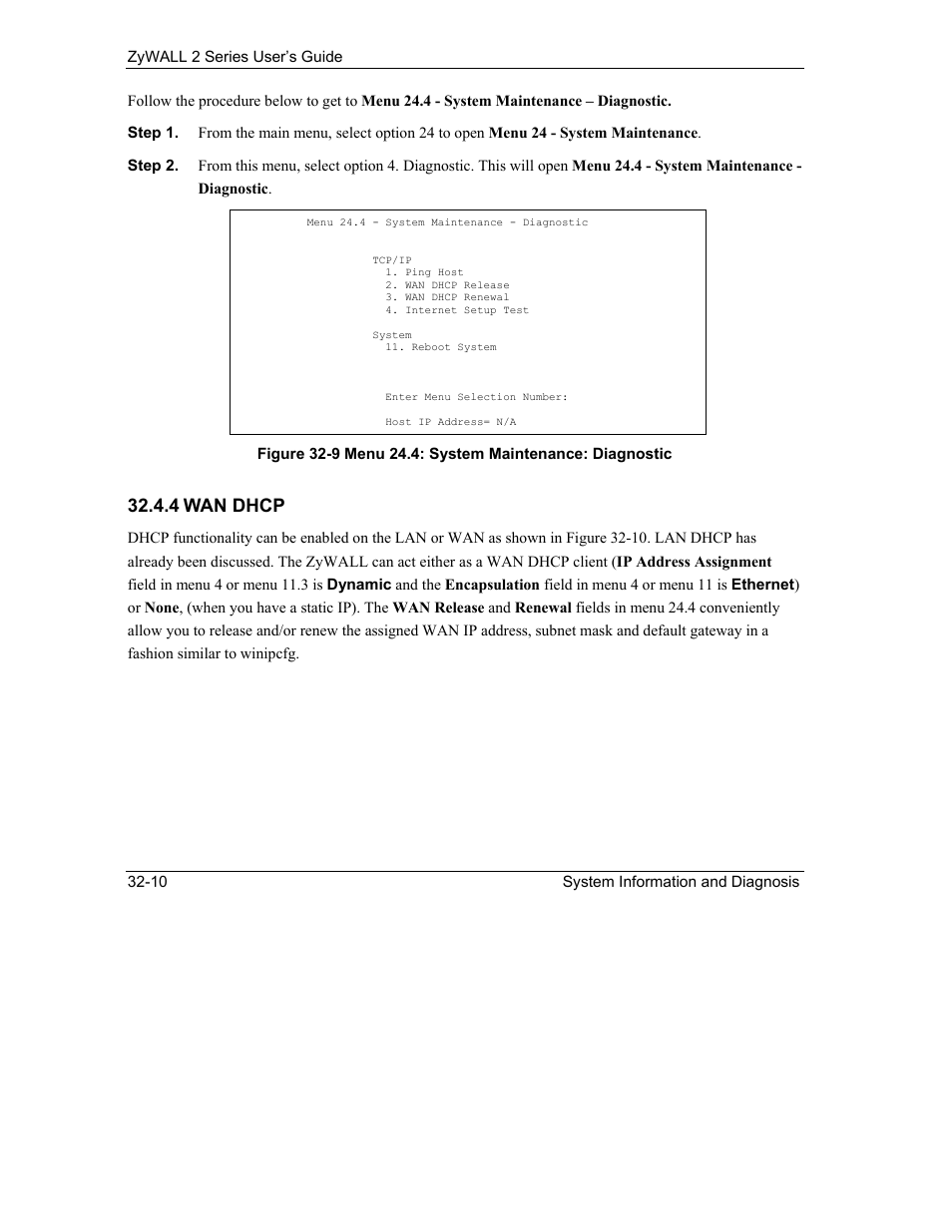 ZyXEL Communications Internet Security Gateway ZyWALL 2 Series User Manual | Page 468 / 614