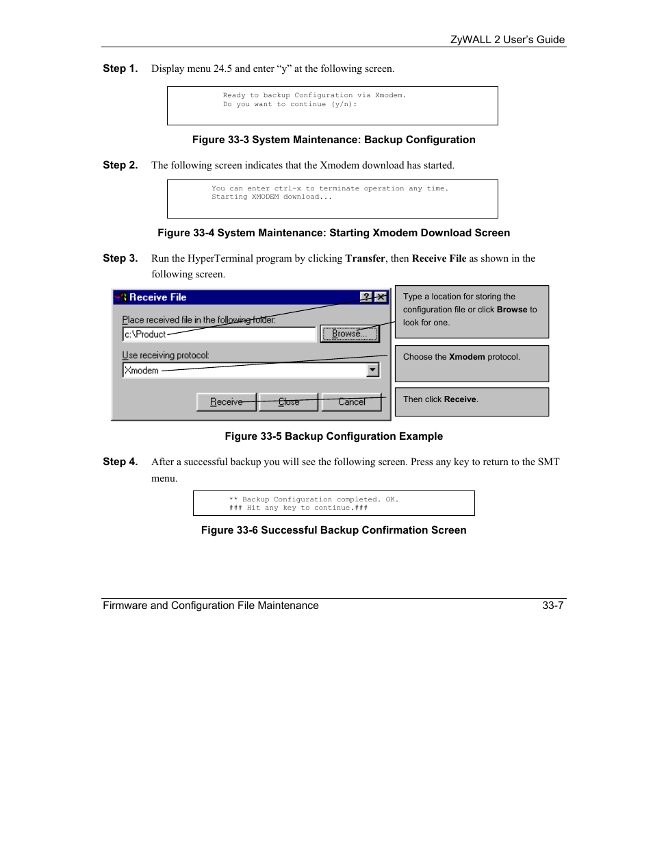 ZyXEL Communications Internet Security Gateway ZyWALL 2 Series User Manual | Page 477 / 614