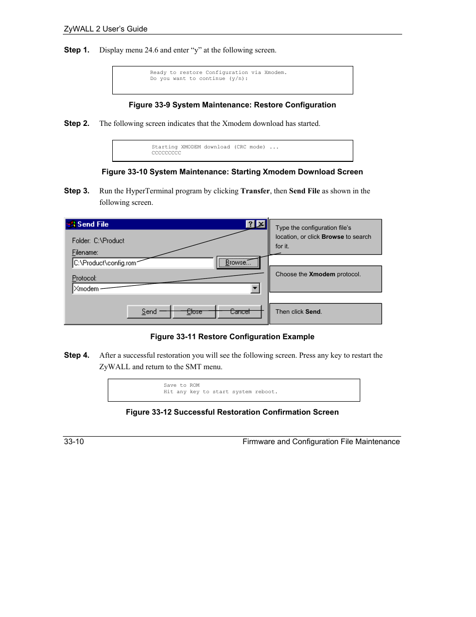 ZyXEL Communications Internet Security Gateway ZyWALL 2 Series User Manual | Page 480 / 614